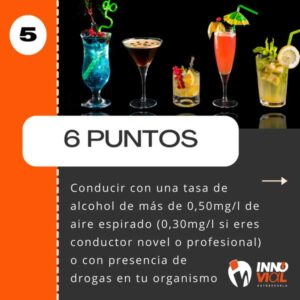 consejos infracciones mas puntos carnet conducir alcohol