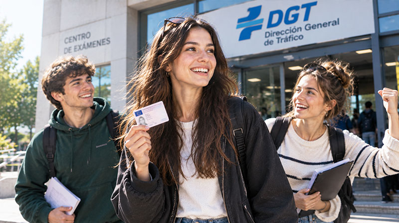 movilidad universitaria madrid carnet conducir 2026